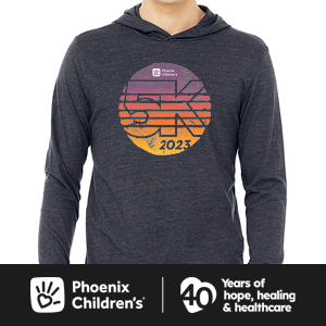 Phoenix Children's 5K pullover image &amp; 40 anniversary in